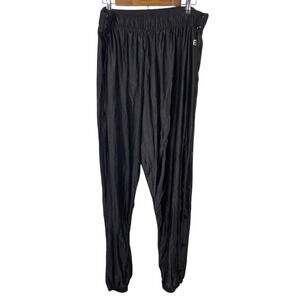 Don Alleson Athletic Tearaway Snap Jersey Pants Mens XXL Basketball Black Vtg